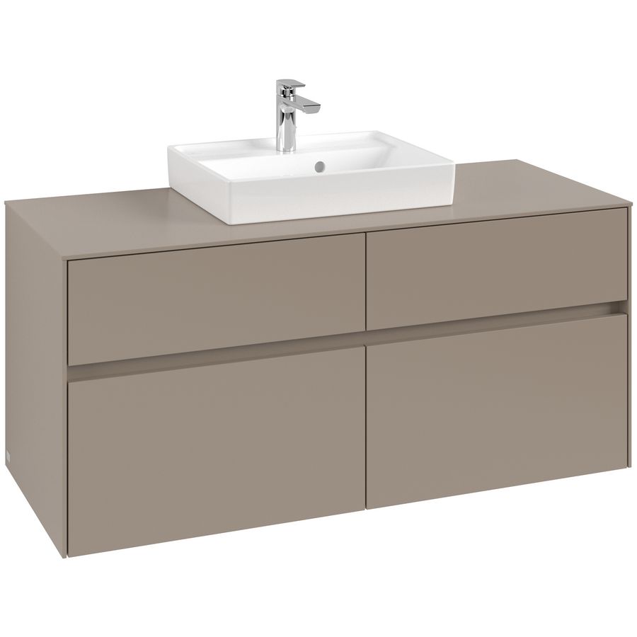 Wastafelonderkast Collaro 1200x548x500mm Taupe C070B0VM