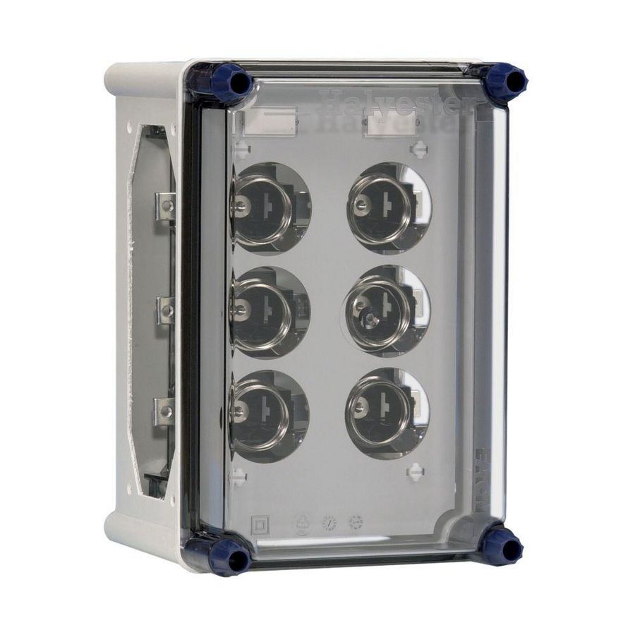 Krachtgroepenkast 2x63A DIII incl. rails