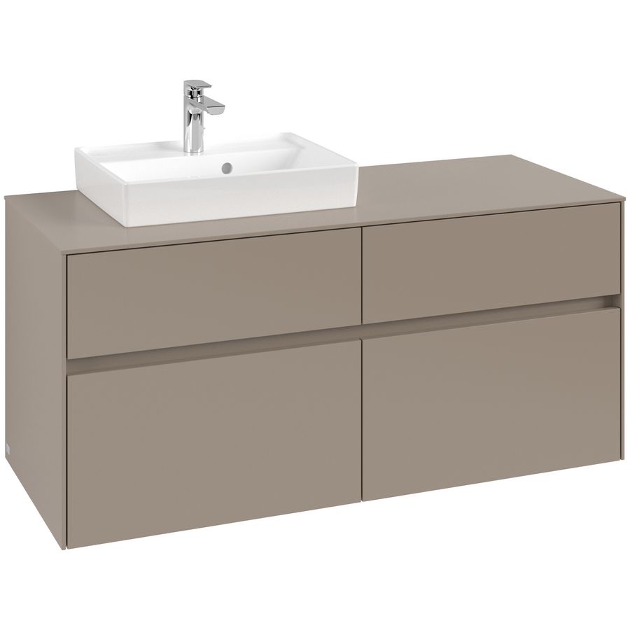 Wastafelonderkast Collaro 1200x548x500mm Taupe C07100VM