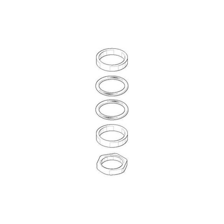 Bevestiging Verdeler 1/2" 3/4" 9023100120090