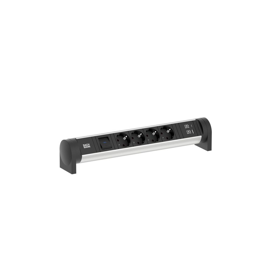 CYCLE Desk Bureau stekkerdoos 4x 230V + 1x USB A/C chrgr