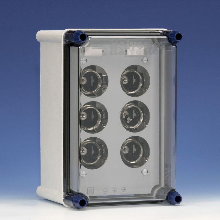 Krachtgroepenkast 2x63A DIII incl. rails