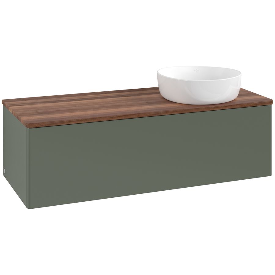 Wastafelonderkast Antao 1200x360x500mm L.Green Matt Lacquer K34012HL