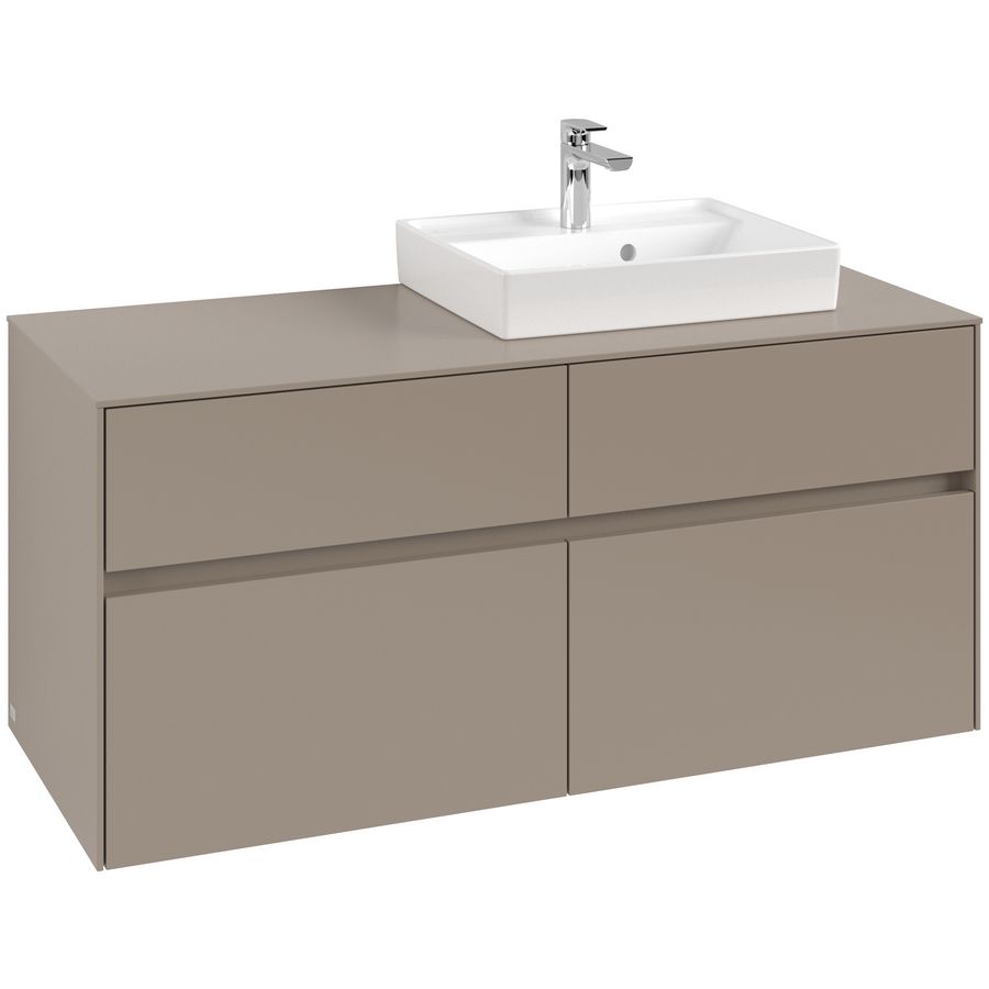 Wastafelonderkast Collaro 1200x548x500mm Taupe C07200VM