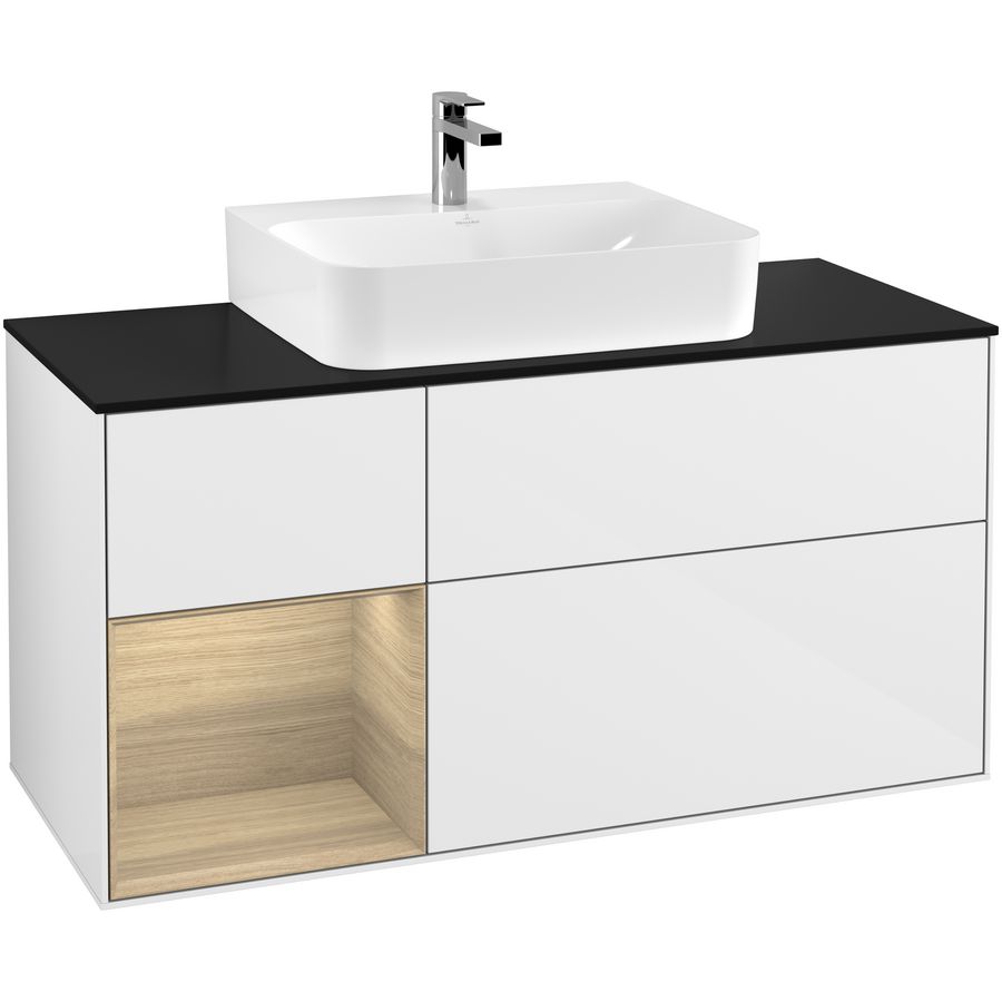 Wastafelonderkast Finion 1200x603x501mm G.White.L F162PCGF