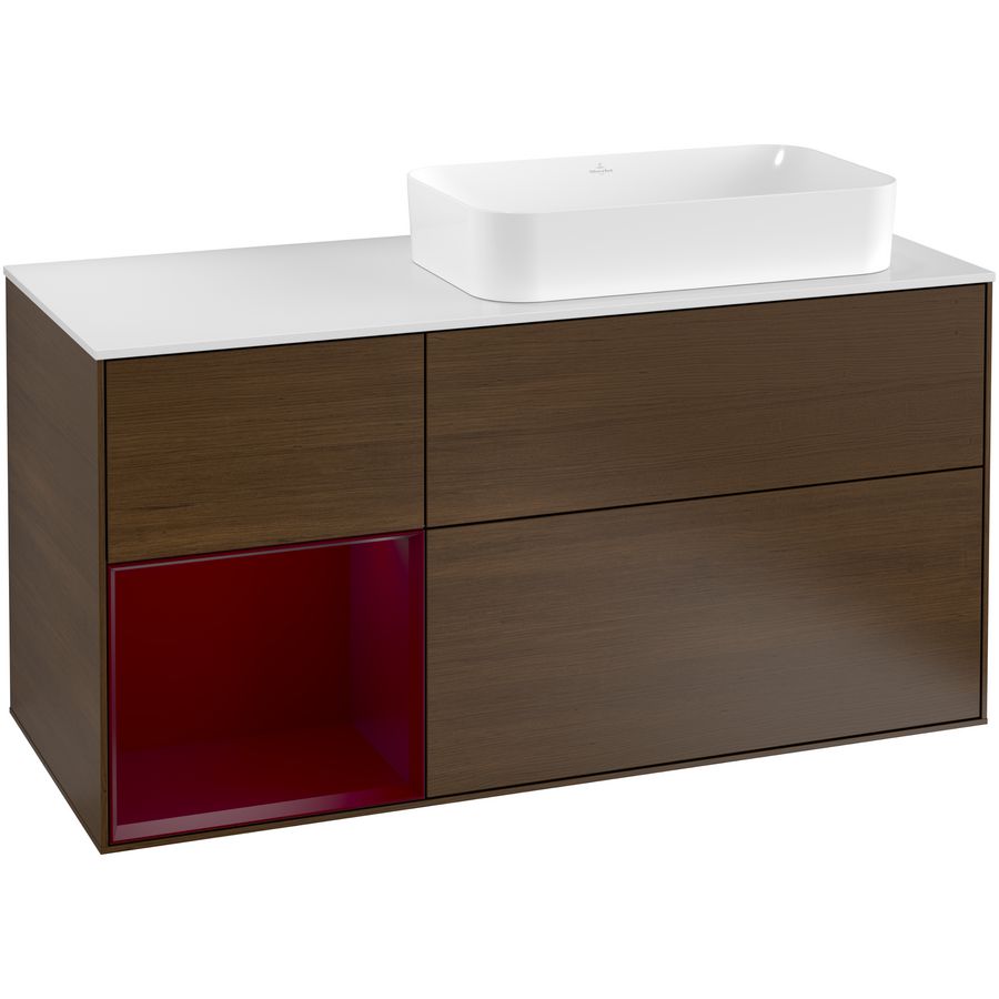 Wastafelonderkast Finion 1200x603x501mm W.Veneer F271HBGN