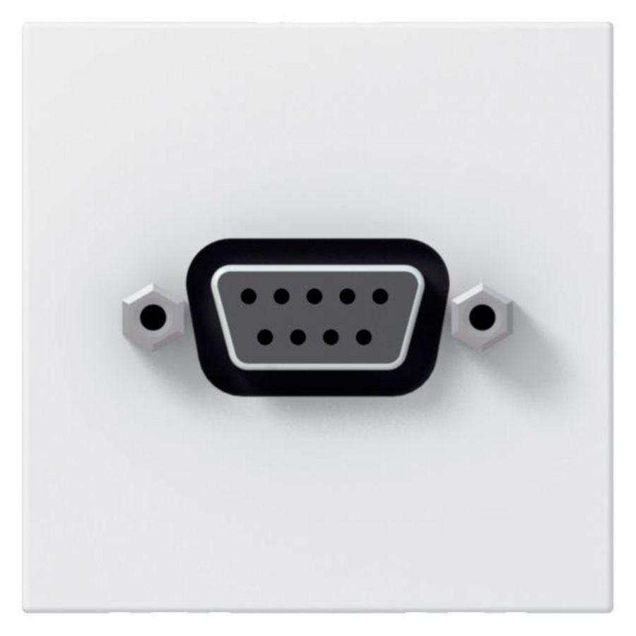 Data-aansluiting SUB D9 RS232 schroef 2 modulen Mosaic