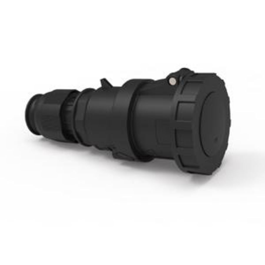 Koppelcontactst. 6h 63A 5P 400V IP67 MGtp Ni Zw