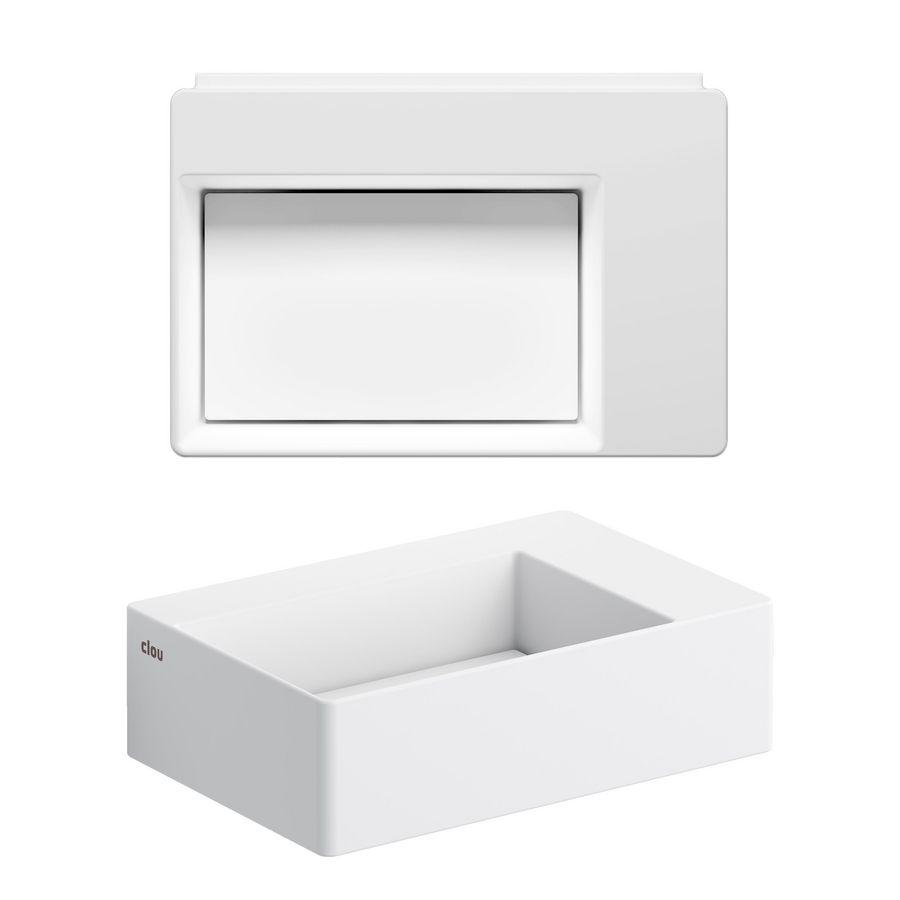 New Flush 2 fontein, met afvoerpl, aluite, met voorb kraang.