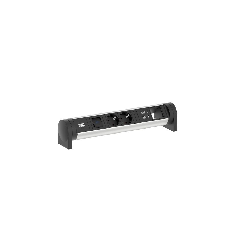 CYCLE Desk Bureau stekkerdoos 2x 230V + 1x USB A/C chrgr