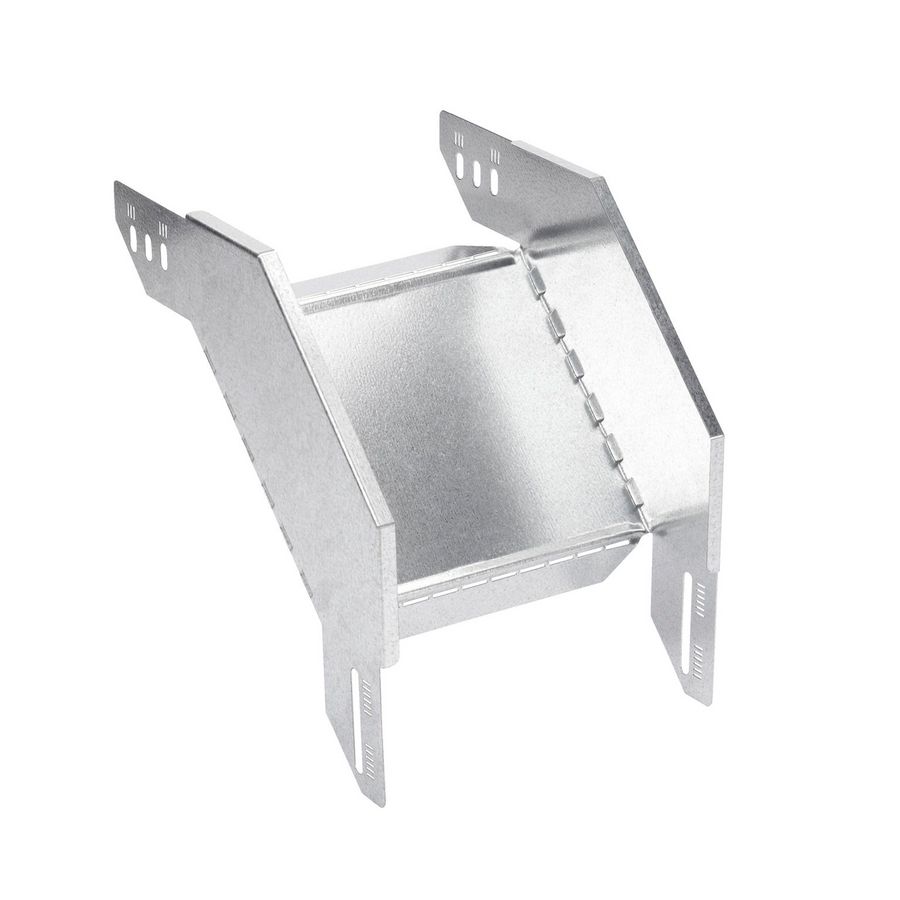 Vervalstuk vlak 200x60mm D=1mm thermisch verzinkt