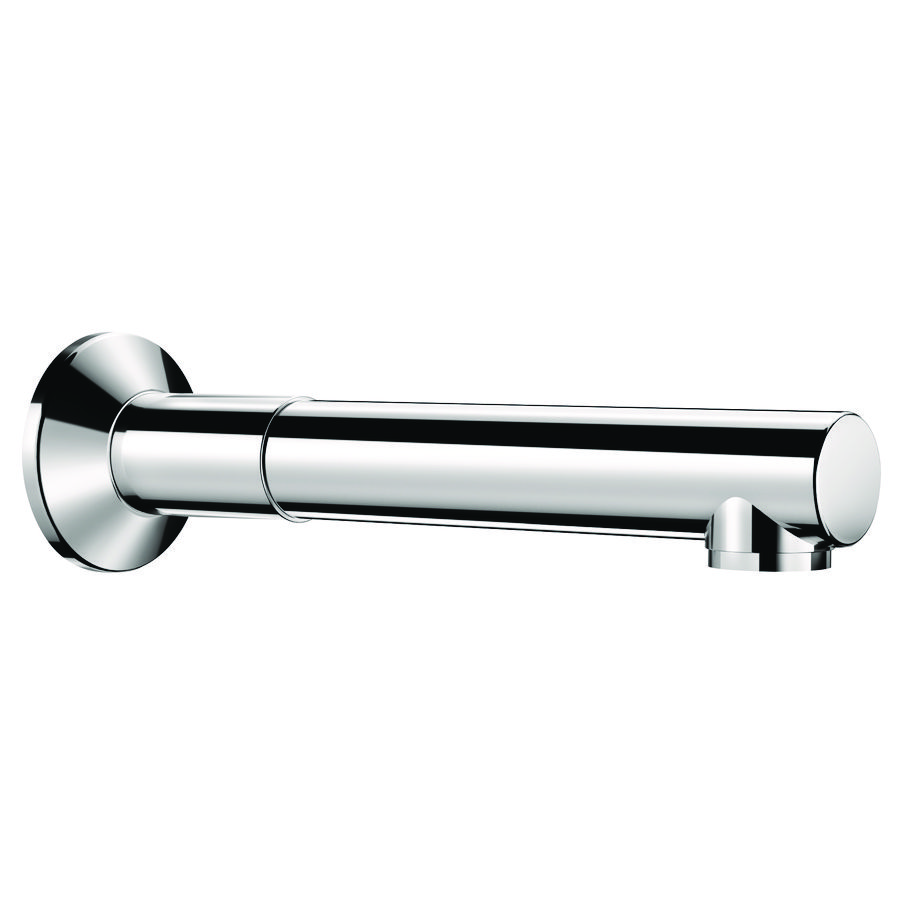 Set voet + 2 RVS uitlopen bevestiging op paneel