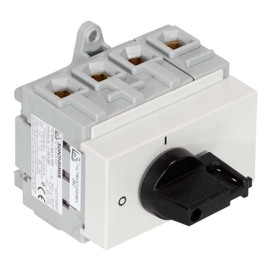 Hoofdschakelaar 63A 4-polig DIN-rail montage A433009