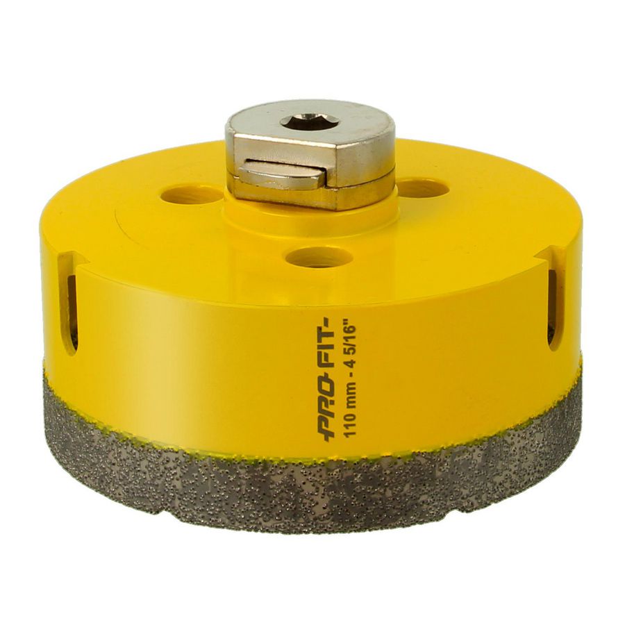 Diamondboor / gatzaag DIAMOND DRY ø110mm met Click & Drill adapter