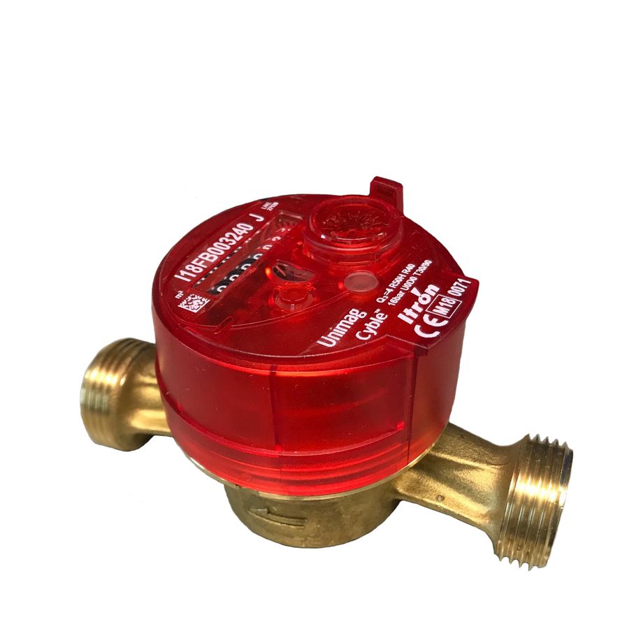 Pro Watermeter DN20 90gr.C 1" K=1 zonder kopp.