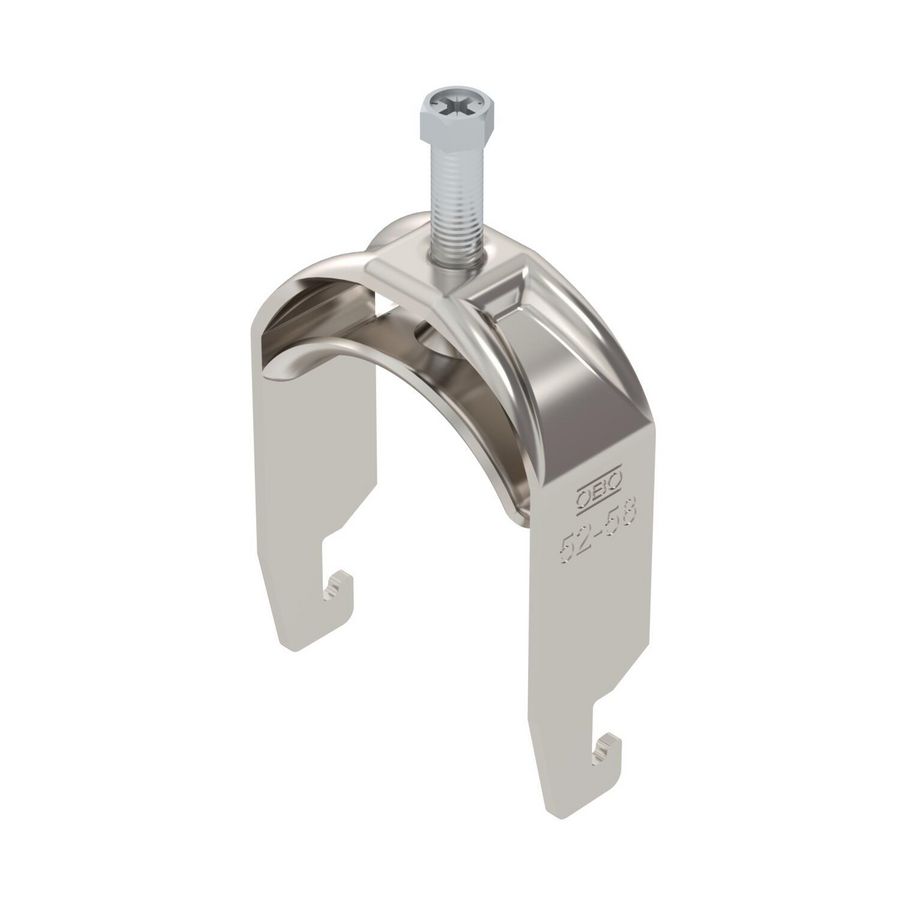 Beugelklem 2056 52-58mm rvs A4 1.4571 blank VVE=100