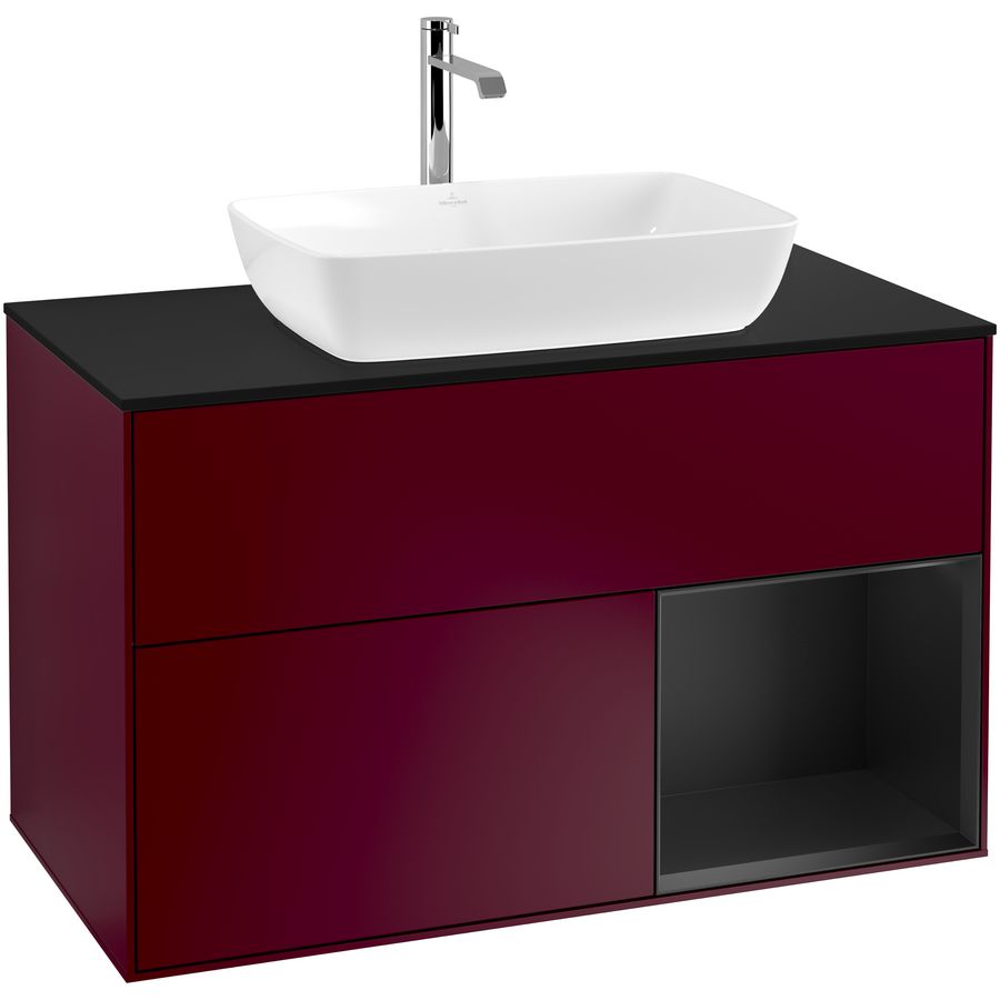 Wastafelonderkast Finion 1000x603x501mm Peony Matt Lacquer F782PDHB