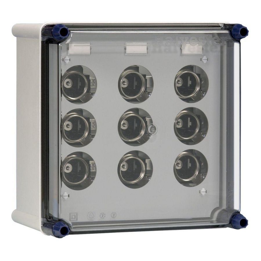 Krachtgroepenkast 3x63A DIII incl. rails