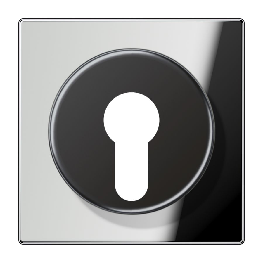 Afdekking gl.chroom voor sleutelschak. LS