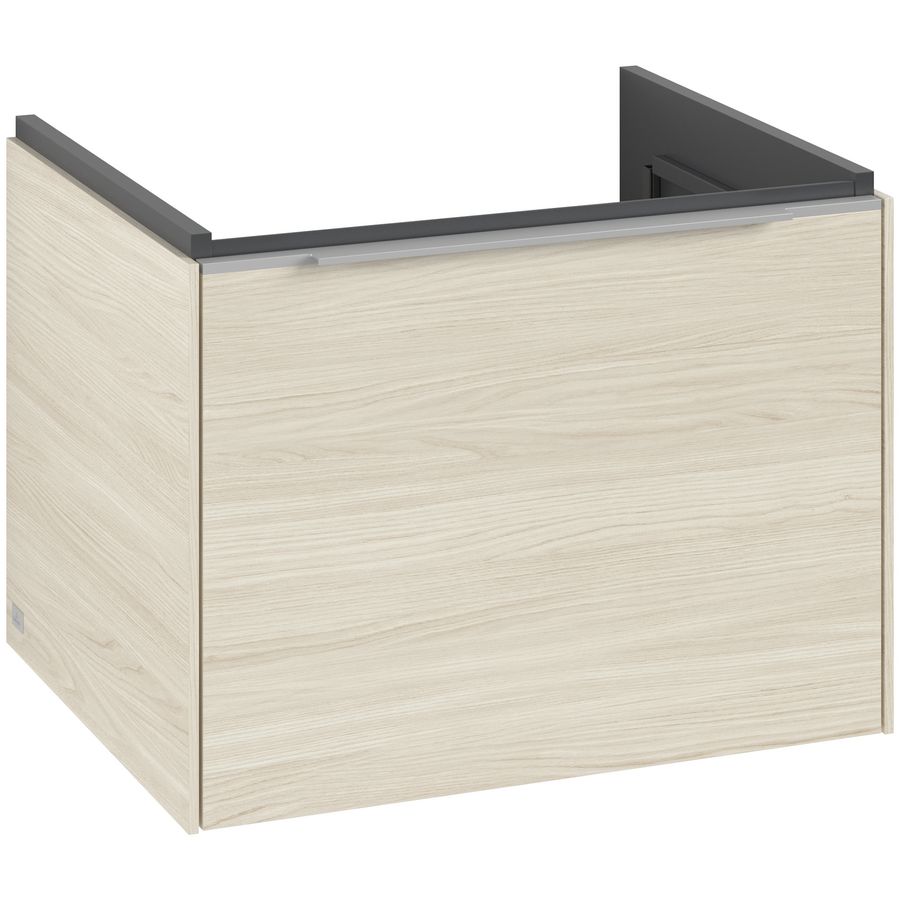 Wastafelonderkastkast SUBWAY 3.0 572x429x478mm White Oak C577L0AA greep alu. glans