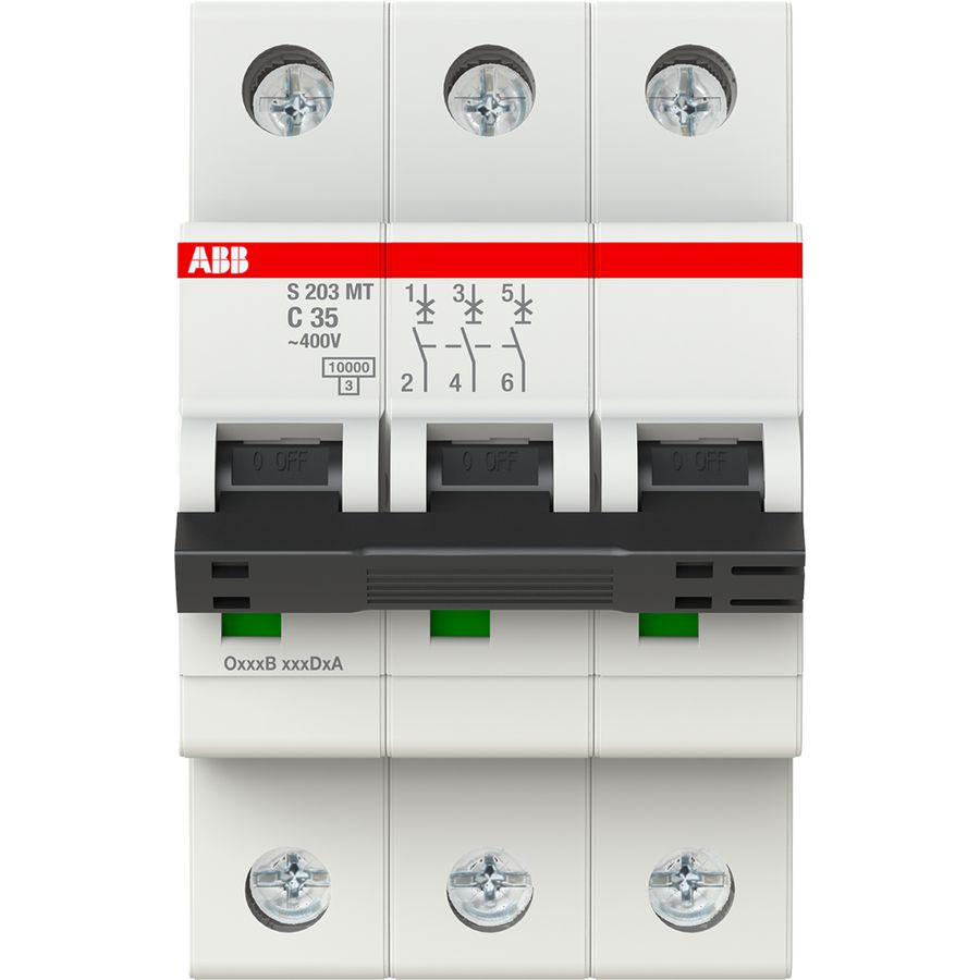 Installatieautomaat S200MT - 3P - 35 A - C Tractie