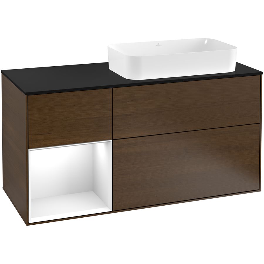 Wastafelonderkast Finion 1200x603x501mm W.Veneer F272GFGN