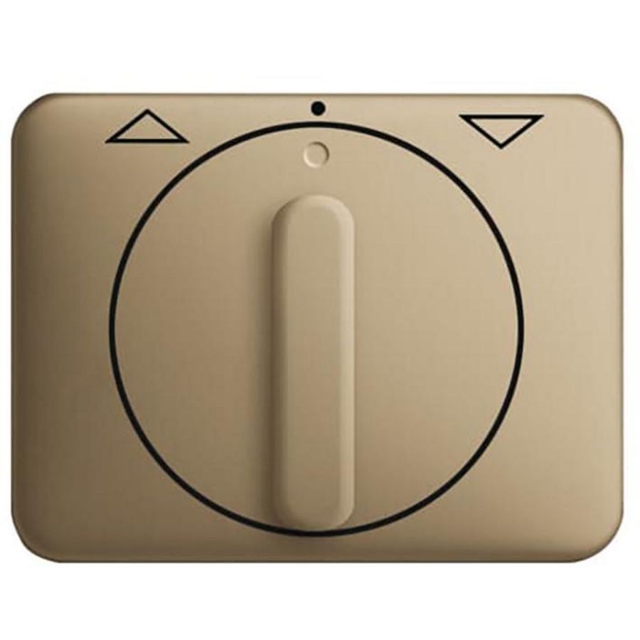 Centraalplaat + greep voor jal draai a-brons (1740 DR-21)