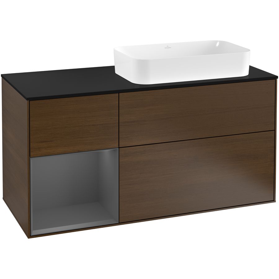 Wastafelonderkast Finion 1200x603x501mm W.Veneer F272GKGN