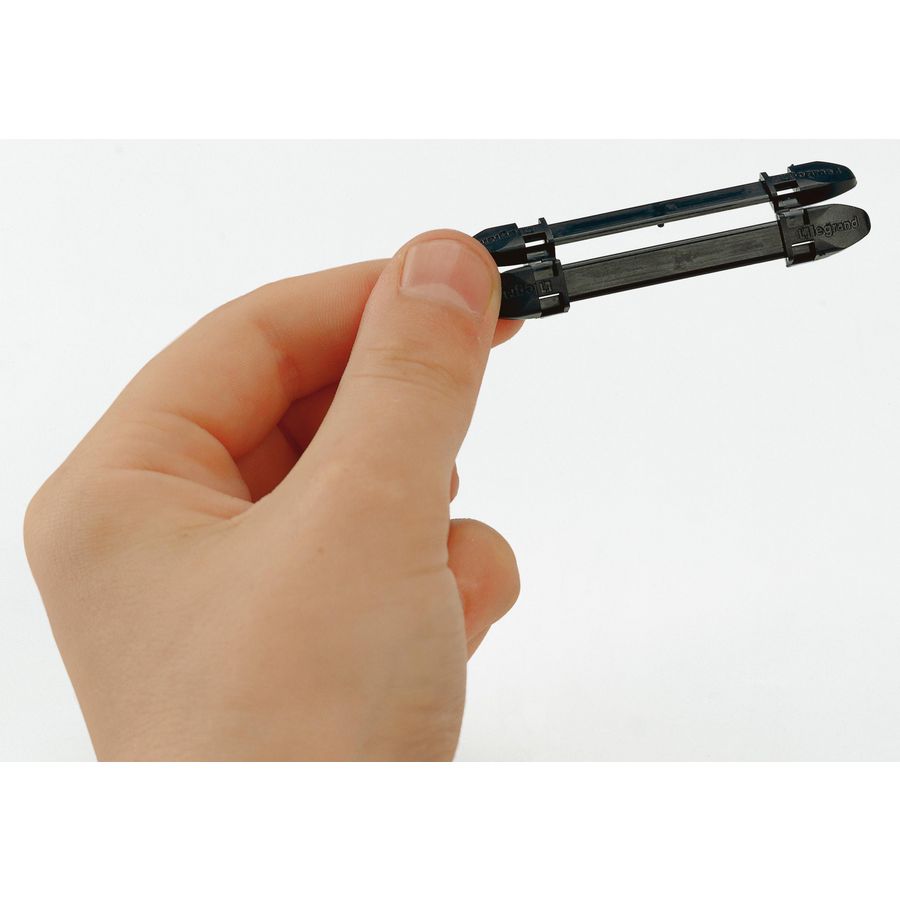 Houder zwart 7 tekens Duplix VVE=100