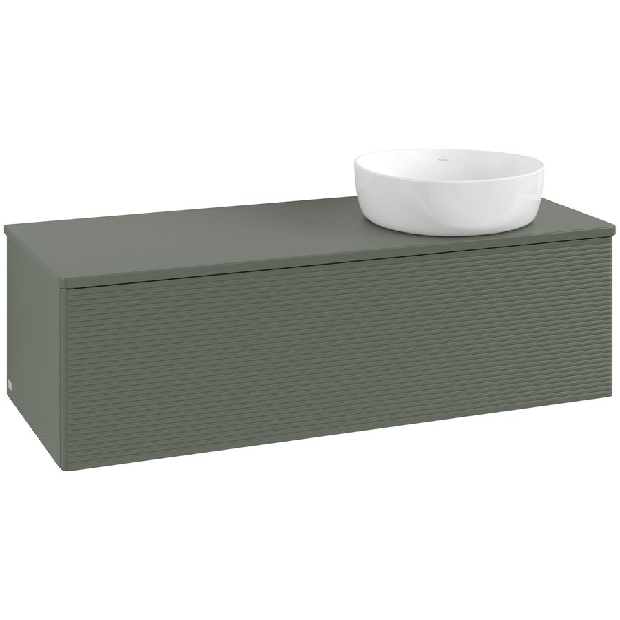 Wastafelonderkast Antao 1200x360x500mm L.Green Matt Lacquer K34150HL