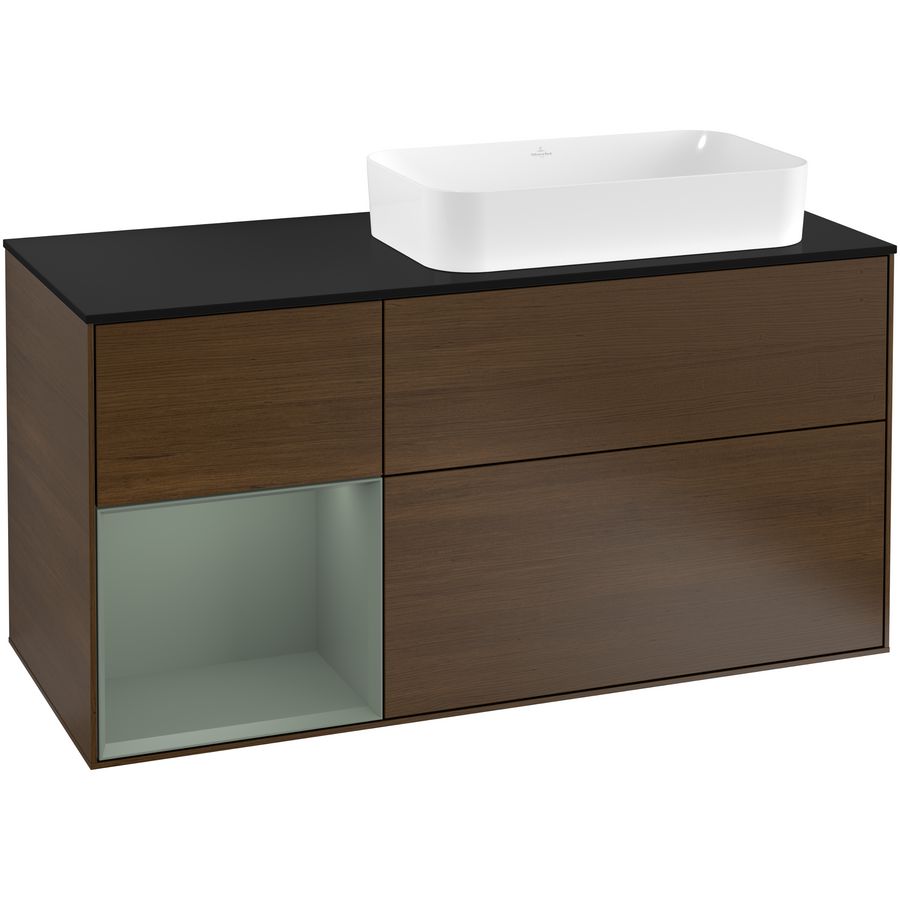 Wastafelonderkast Finion 1200x603x501mm W.Veneer F272GMGN