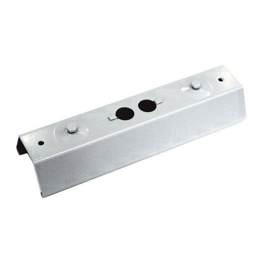 Koppelstuk 9MX056 CP zilver