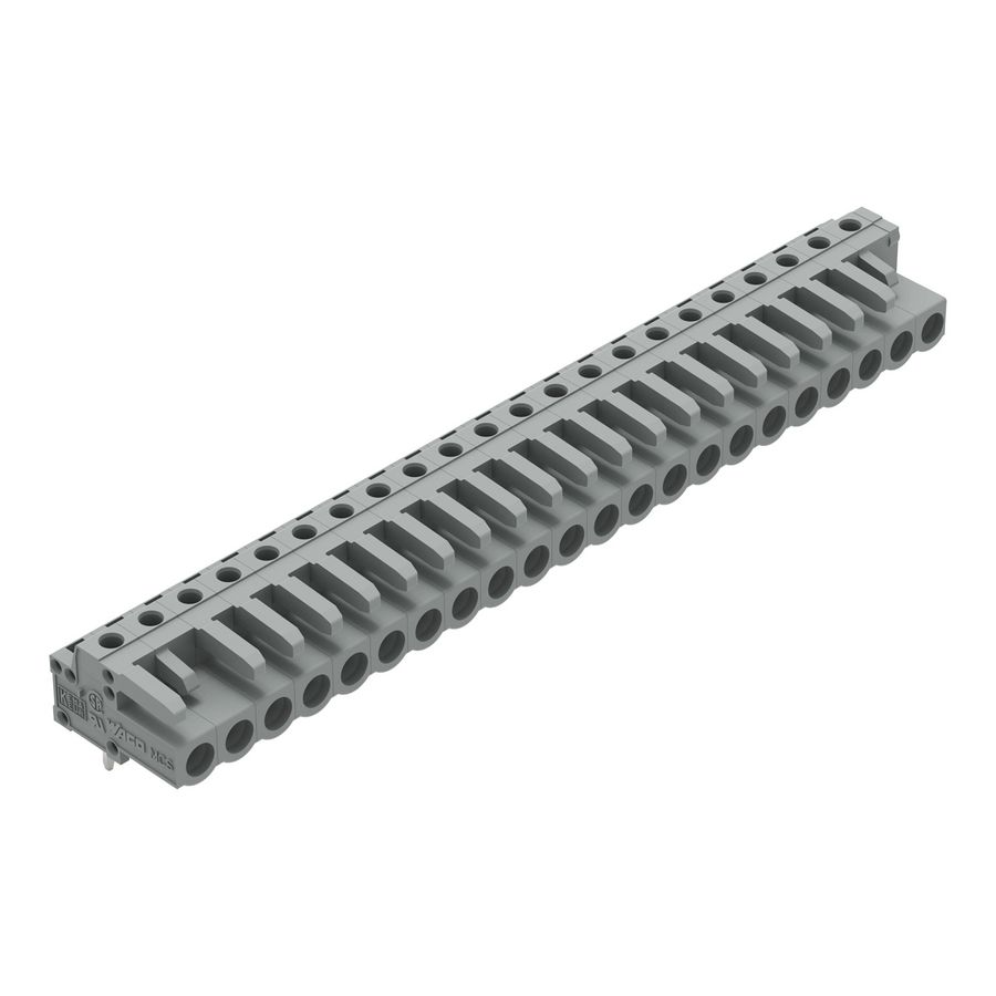 THT FE steker HA raster 5mm grijs 232-252 VVE=10