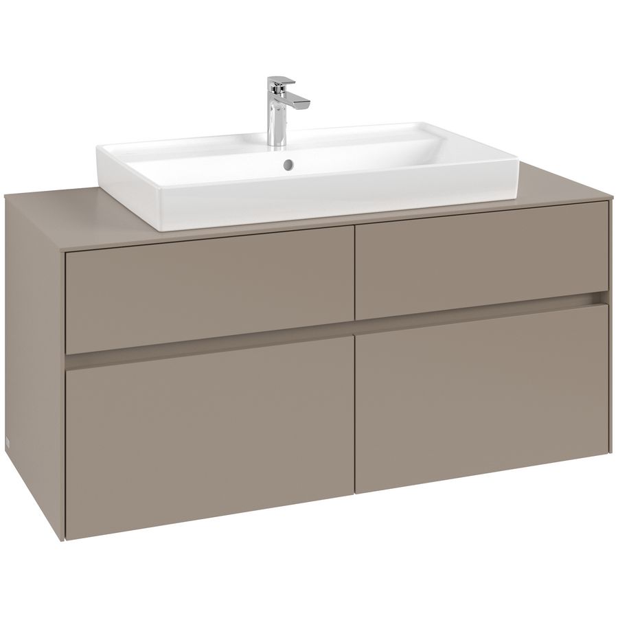Wastafelonderkast Collaro 1200x548x500mm Taupe C08700VM