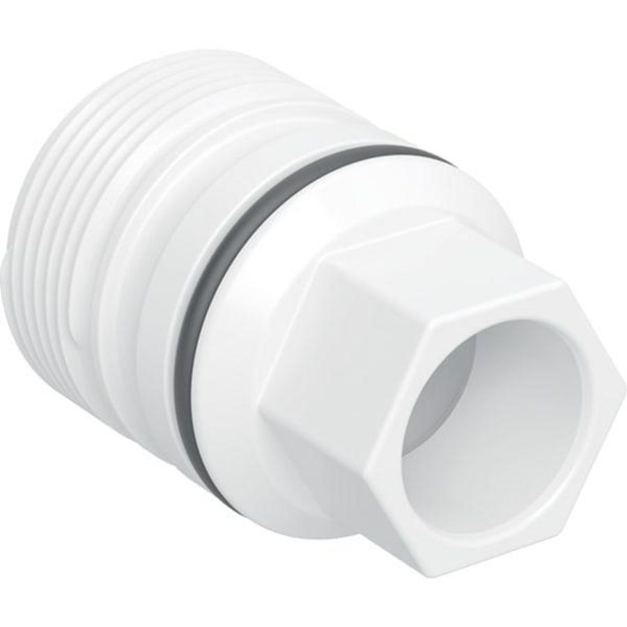 Aansluiting urinoir spoelverdeler voor pantserslang