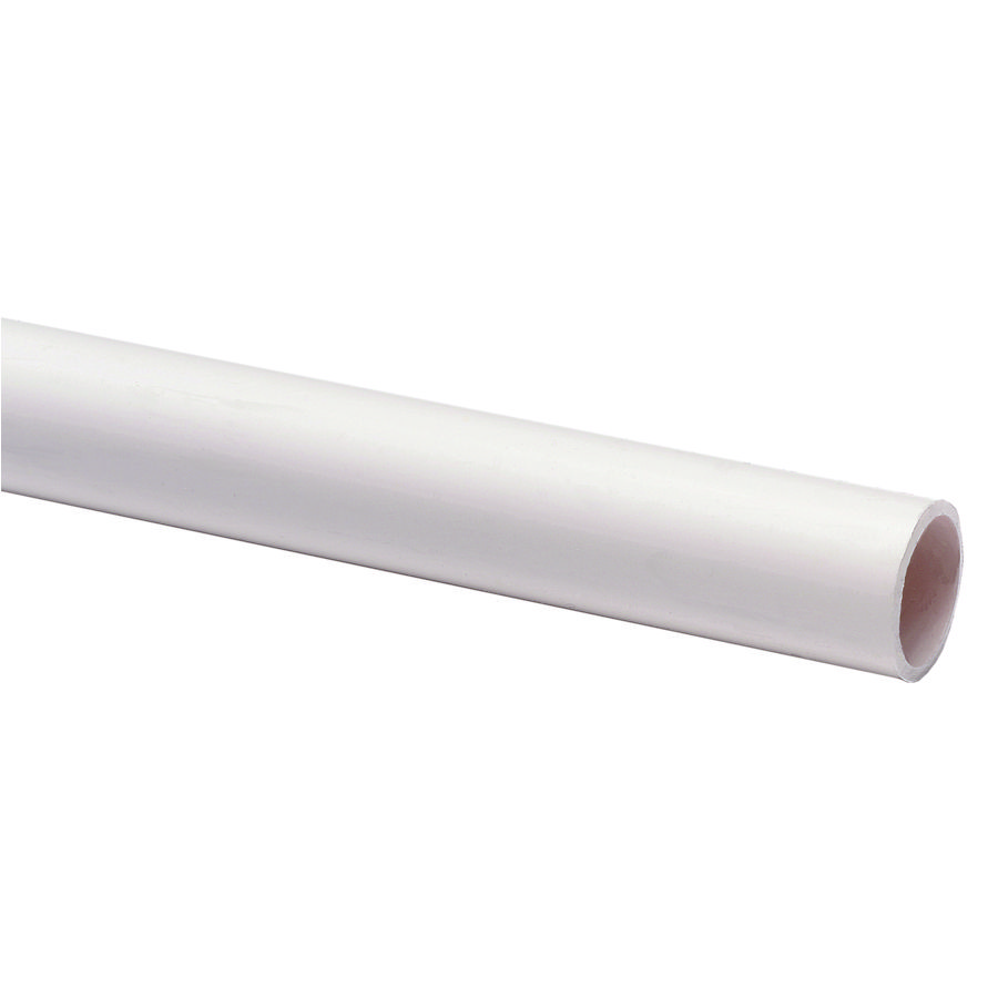 Lengte a 4m. elektrobuis PVC wit 5/8''