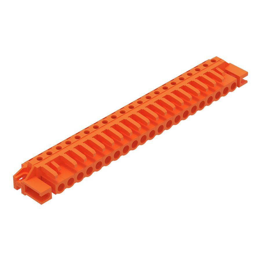 THT FE steker HA raster 5,08mm oranje 232-281/047-000 VVE=10