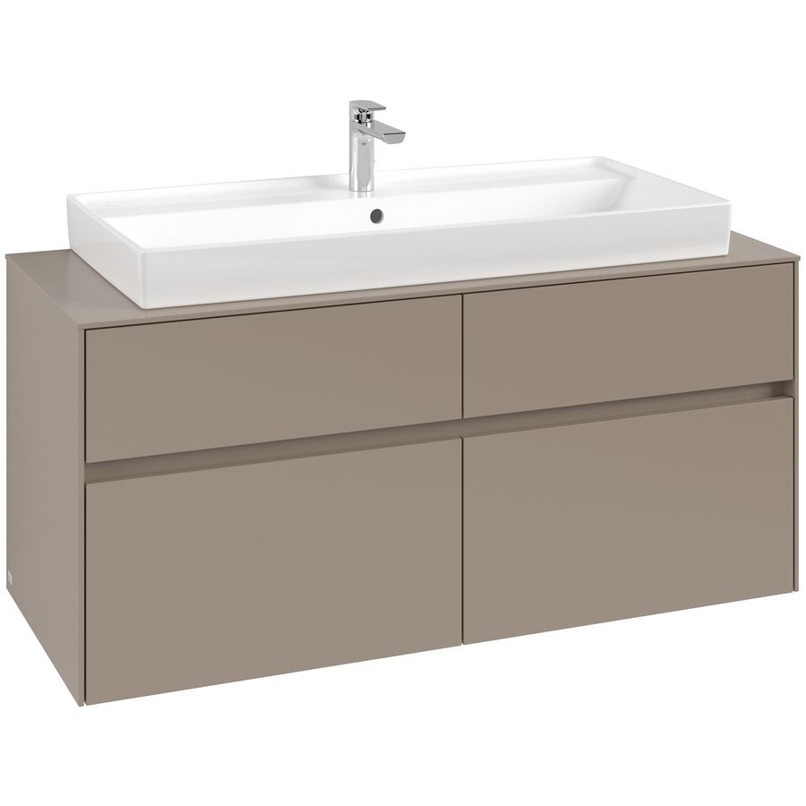 Wastafelonderkast Collaro 1200x548x500mm Taupe C091B0VM
