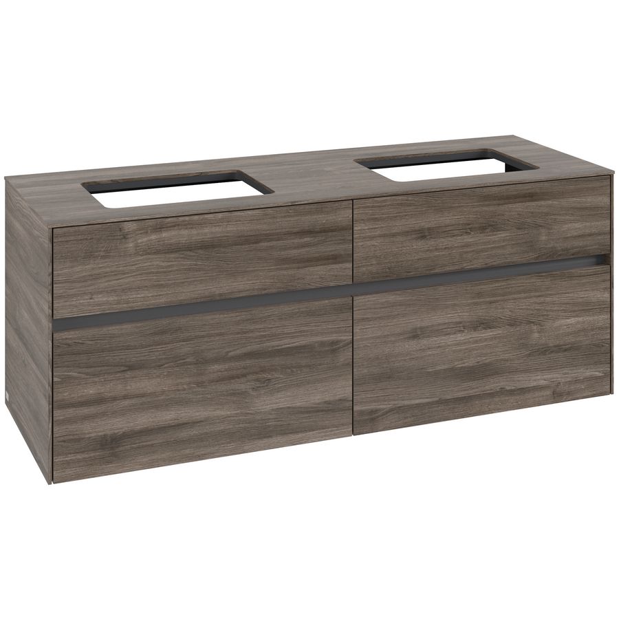 Wastafelonderkast Collaro 1400x548x500mm Sto.Oak C11900RK