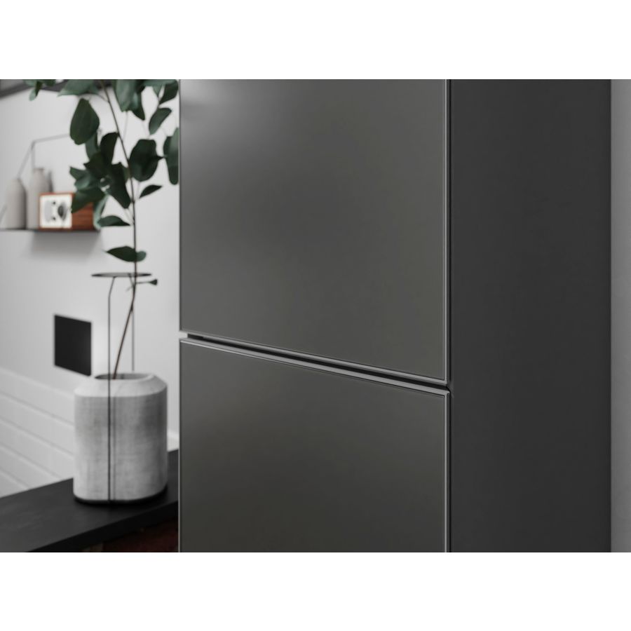 Hoge kast Slate Matt Grey / front metallic slate grey 400/360 scharnieren links Xevolos E 54220770