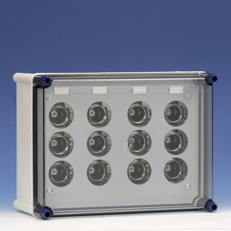 Krachtgroepenkast 4x63A DIII incl. rails