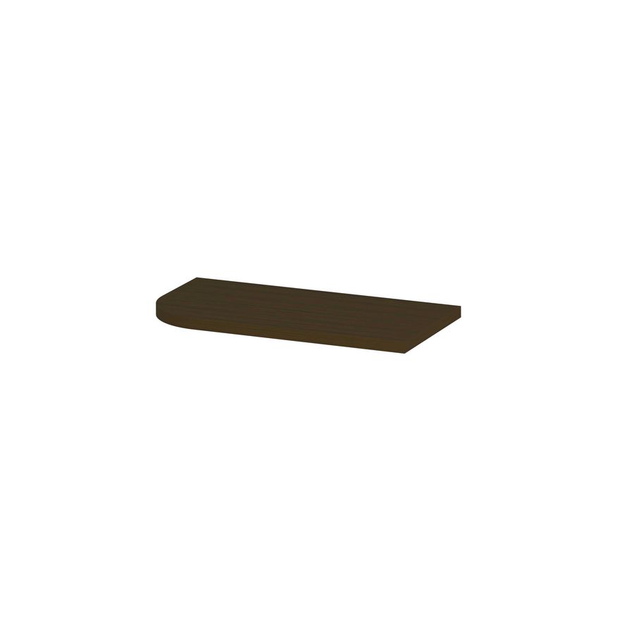 Topplaat fineer tbv fonteinonderkast links afgerond model 40cm shadow veneer