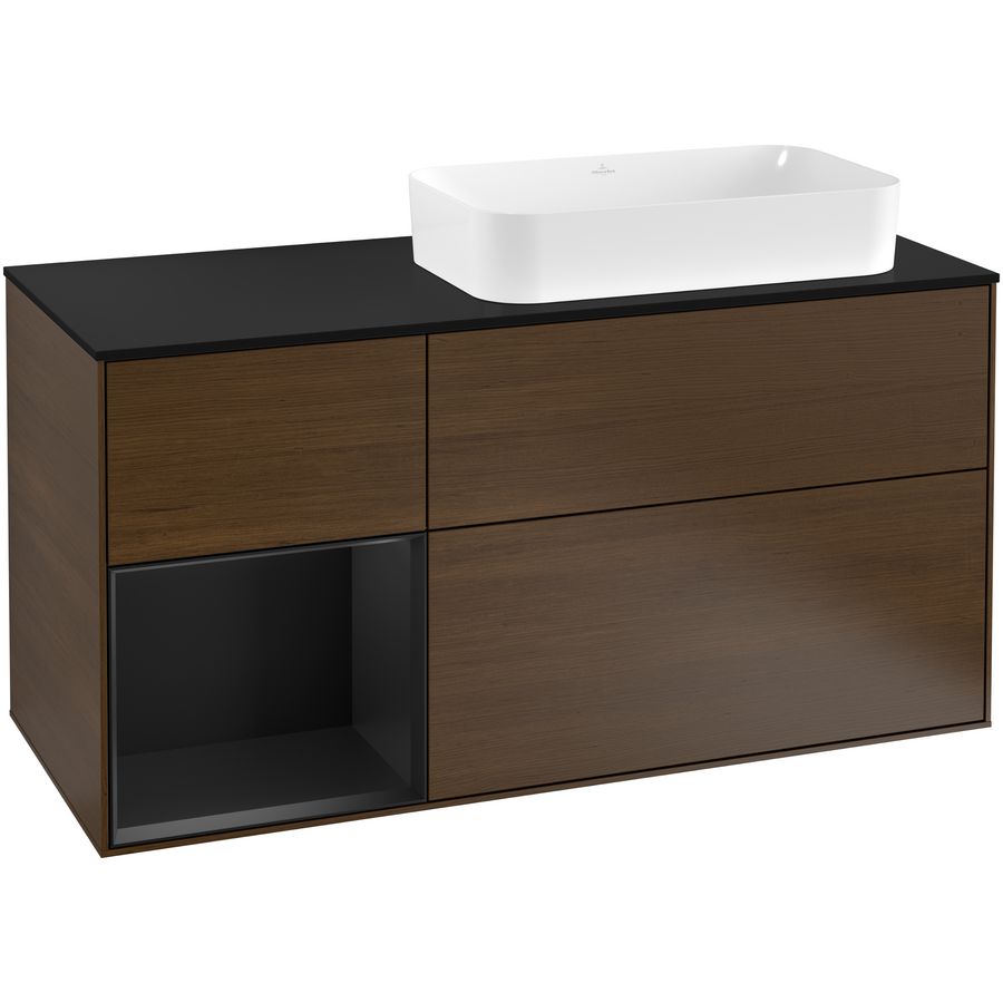 Wastafelonderkast Finion 1200x603x501mm W.Veneer F272PDGN