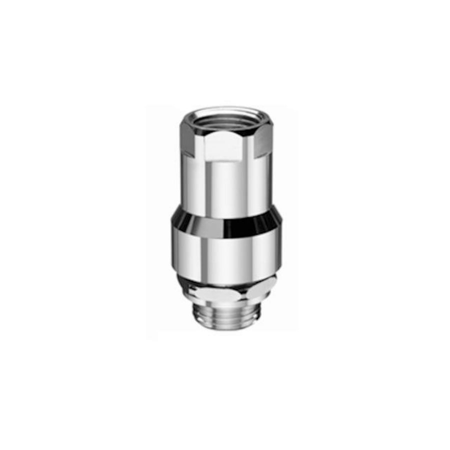 Valstroombeluchter met terugslagklep 3/4" bi. x bu. chroom