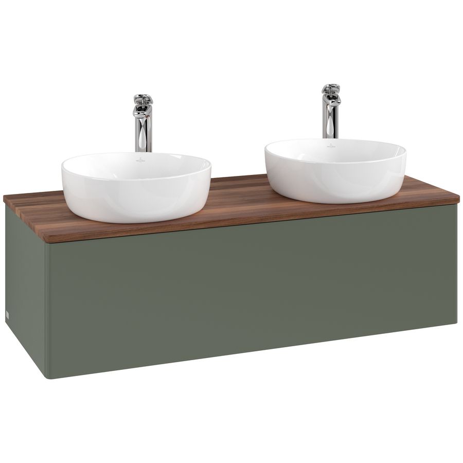 Wastafelonderkast Antao 1200x360x500mm L.Green Matt Lacquer K35052HL
