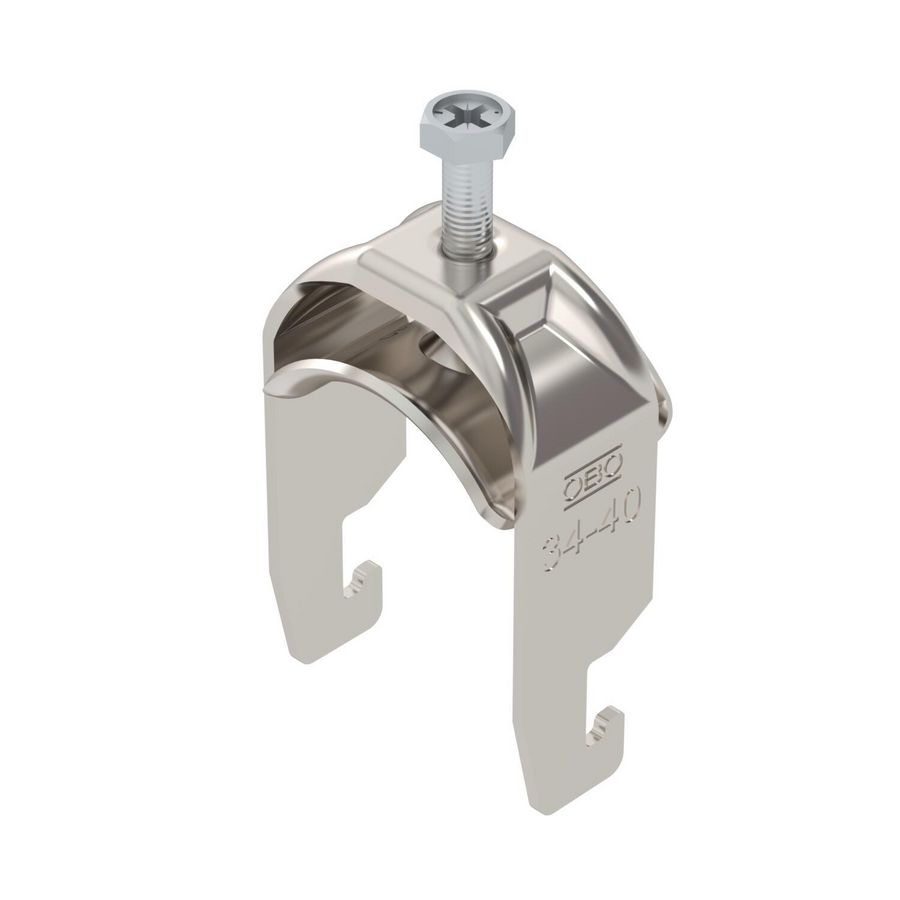 Beugelklem 2056 34-40mm rvs A4 1.4571 blank VVE=100