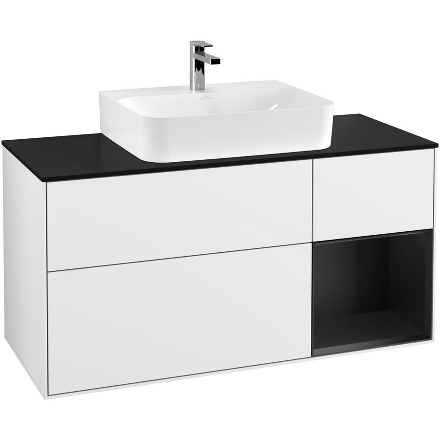 Wastafelonderkast Finion 1200x603x501mm G.White.L F172PDGF