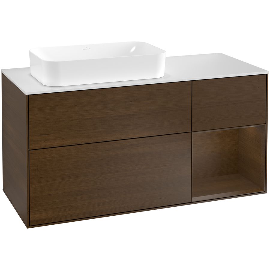 Wastafelonderkast Finion 1200x603x501mm W.Veneer F281GNGN
