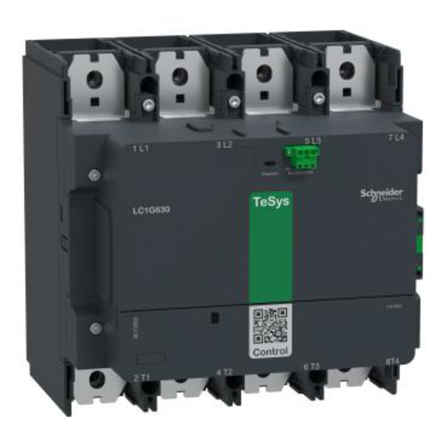 Contactor Giga Standard 4P(4NO) 1050A 440V AC1 spoel 100-
