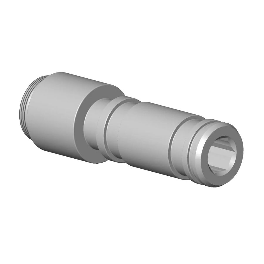 Nippel 24x75,50mm Champagne (22kt Goud)